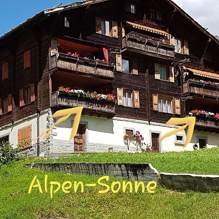 Alpen-Sonne Lägenhet Sankt Niklaus Exteriör bild